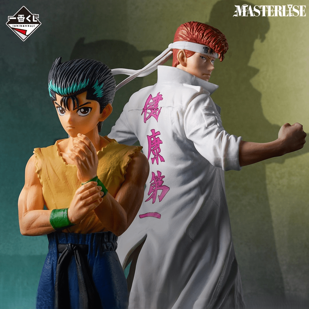 Action Figure Kazuma Kuwahara B – Yu Yu Hakusho Dark Tournament Vl.3 Masterlise Ichiban Kuji – Original Japão - Shoppingnetjapan