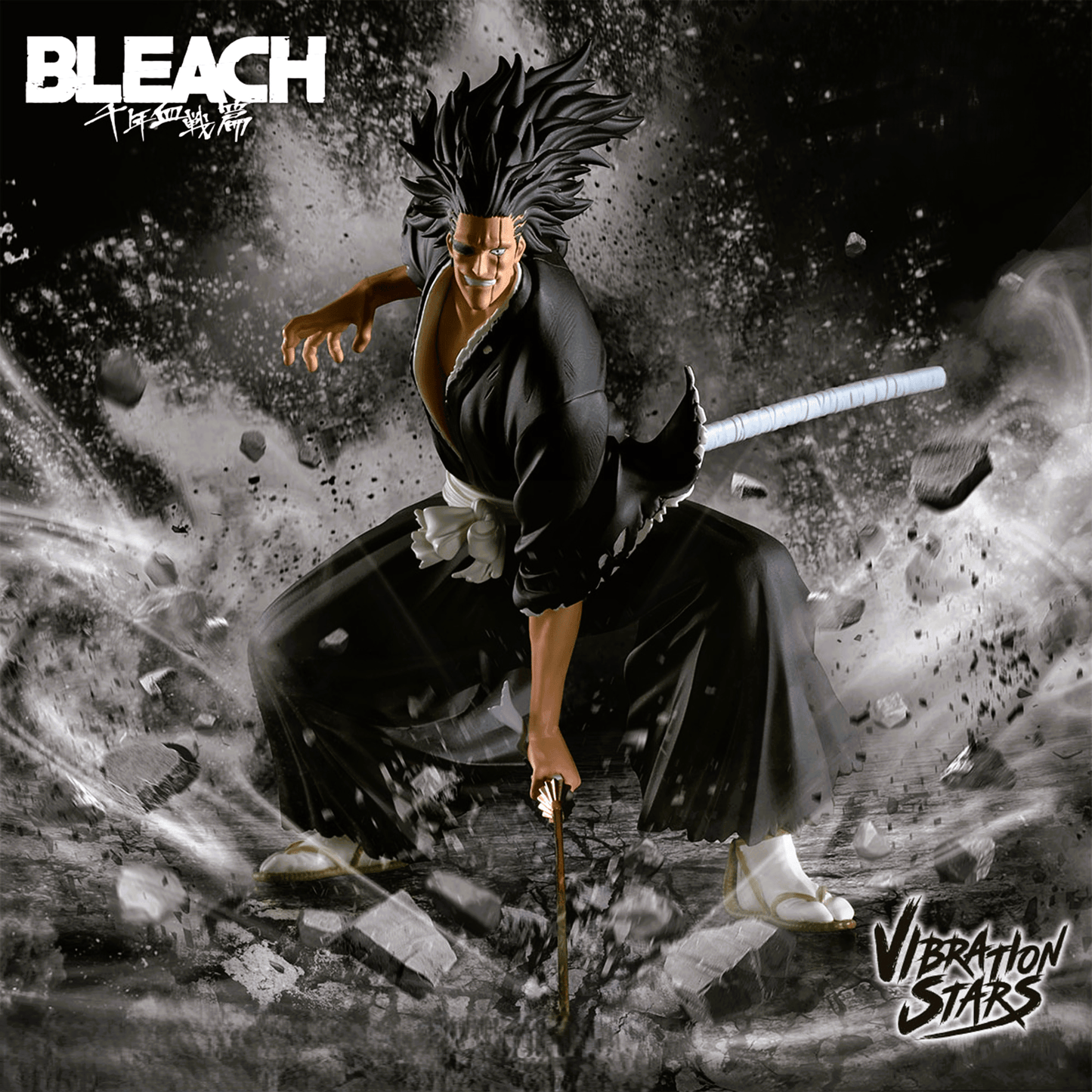 Action Figure Kenpachi Zaraki – Bleach Thousand-Year Blood War Vibration Stars Banpresto – Original do Japão - Shoppingnetjapan