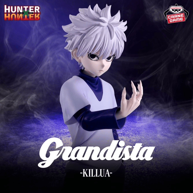 Action Figure Killua Zoldyck – Hunter x Hunter Grandista Banpresto – Original do Japão - Shoppingnetjapan
