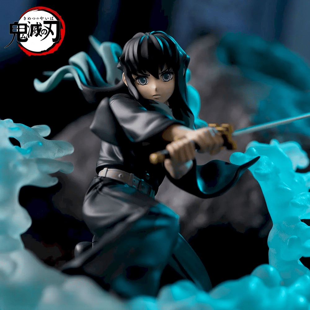 Action Figure Muichiro Tokito – Demon Slayer: Kimetsu no Yaiba Xross Link – Treinamento dos Hashira SEGA – Original do Japão - Shoppingnetjapan