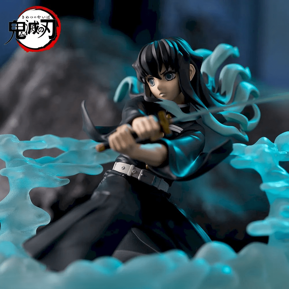 Action Figure Muichiro Tokito – Demon Slayer: Kimetsu no Yaiba Xross Link – Treinamento dos Hashira SEGA – Original do Japão - Shoppingnetjapan