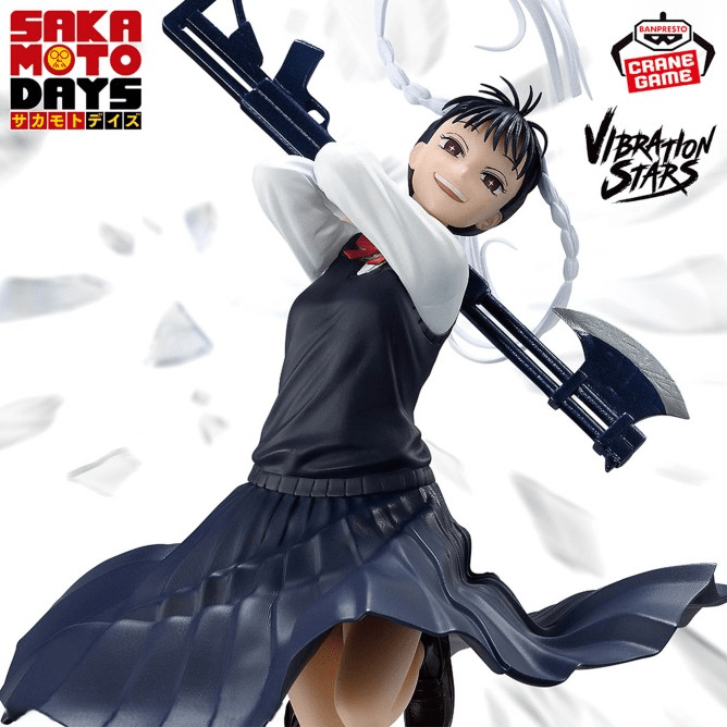 Action Figure Nao Toramaru – Sakamoto Days VIBRATION STARS Banpresto – Original do Japão - Shoppingnetjapan