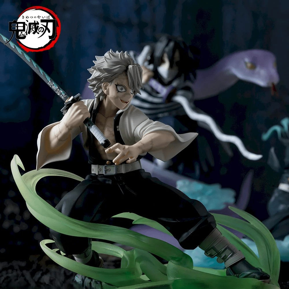 Action Figure Sanemi Shinazugawa – Demon Slayer: Kimetsu no Yaiba Xross Link – Treinamento dos Hashira SEGA – Original do Japão - Shoppingnetjapan