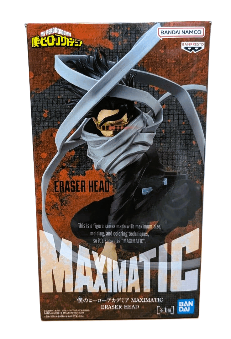 Action Figure Shota Aizawa (Eraser Head) – My Hero Academia Maximatic Banpresto – Original do Japão - Shoppingnetjapan