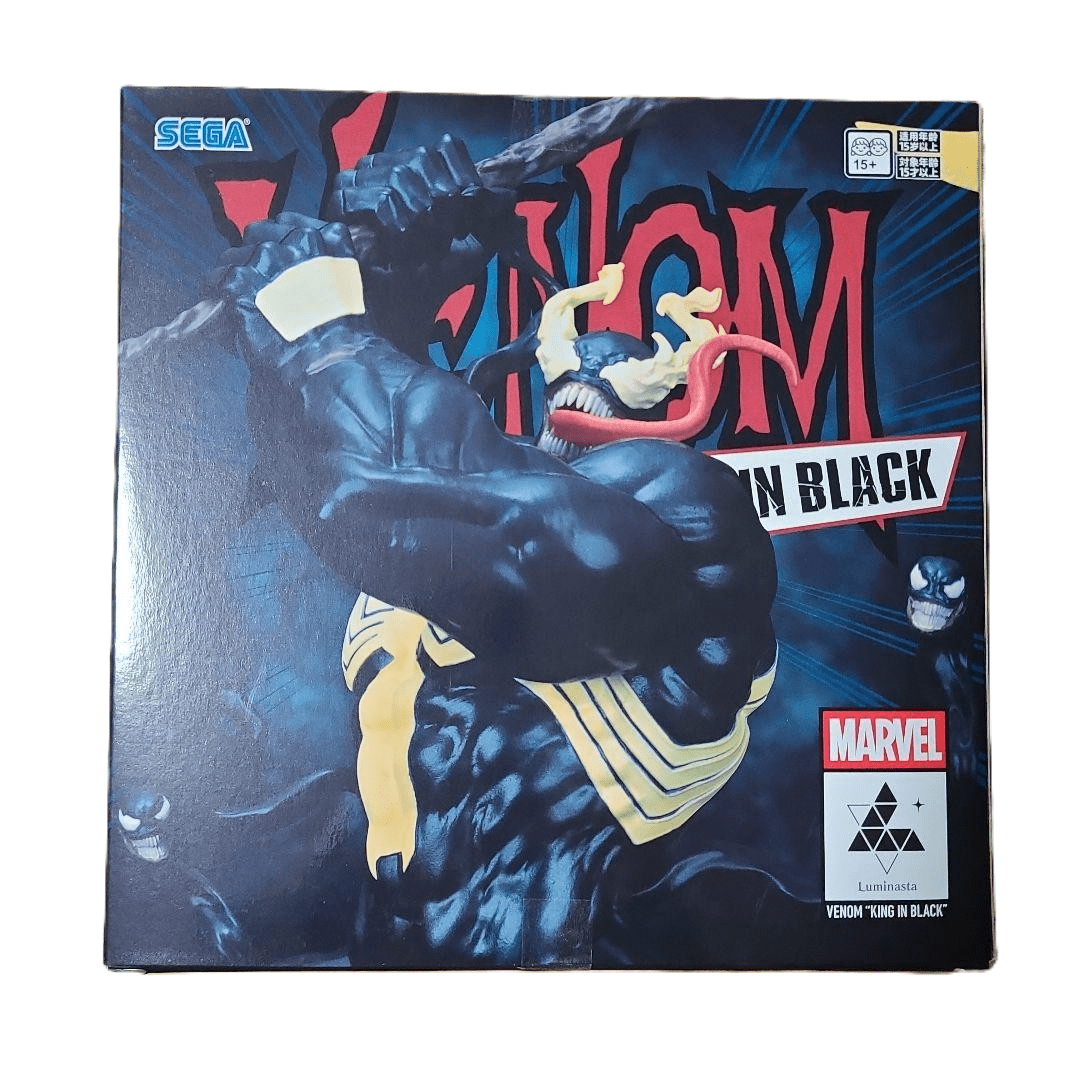 Action Figure Venom King in Black – Marvel Comics Luminasta SEGA – Original do Japão - Shoppingnetjapan