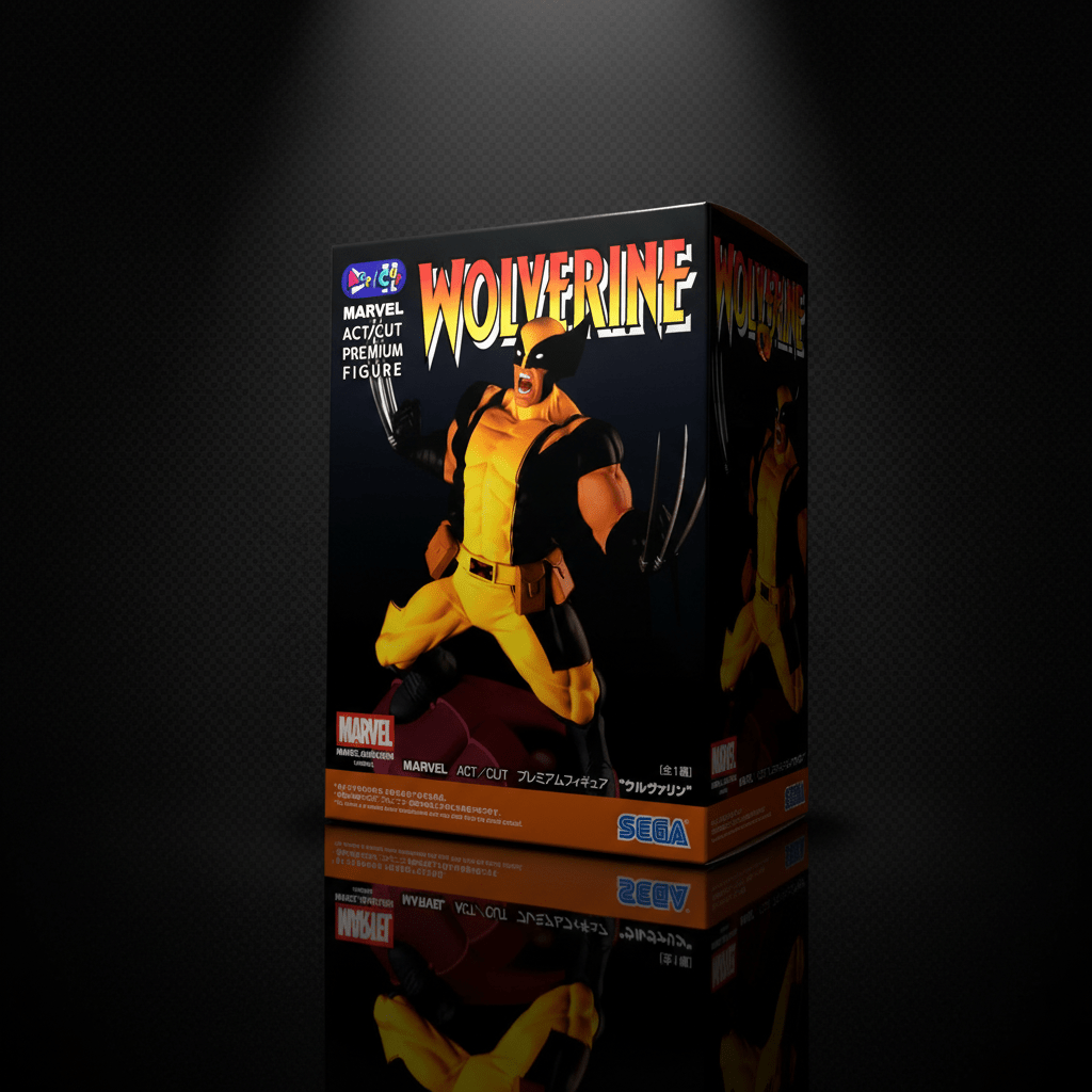 Action Figure Wolverine – Marvel Comics ACT/CUT Premium Figure SEGA – Original do Japão - Shoppingnetjapan
