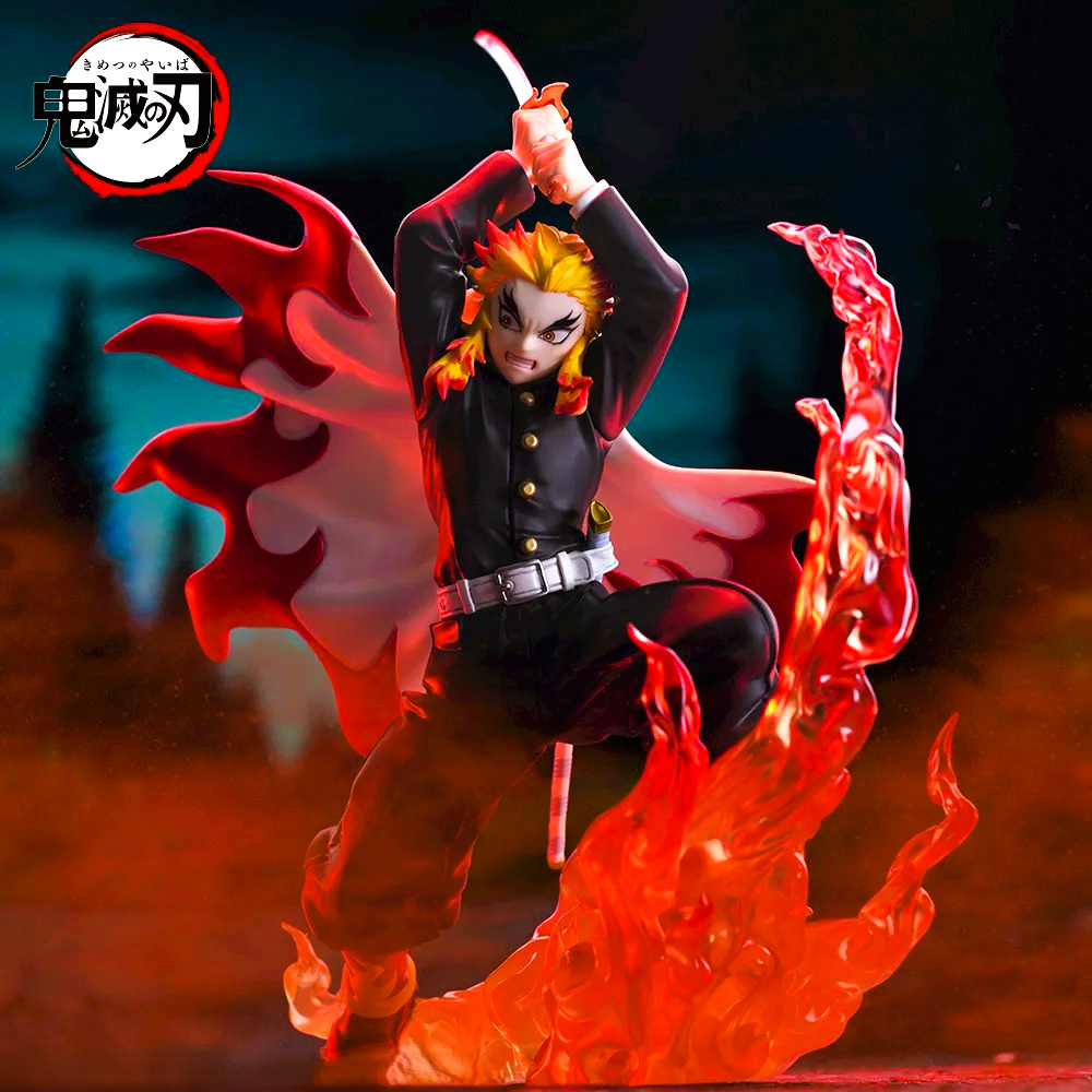 Action Figure Kyojuro Rengoku – Demon Slayer: Kimetsu no Yaiba Xross Link SEGA – Original do Japão