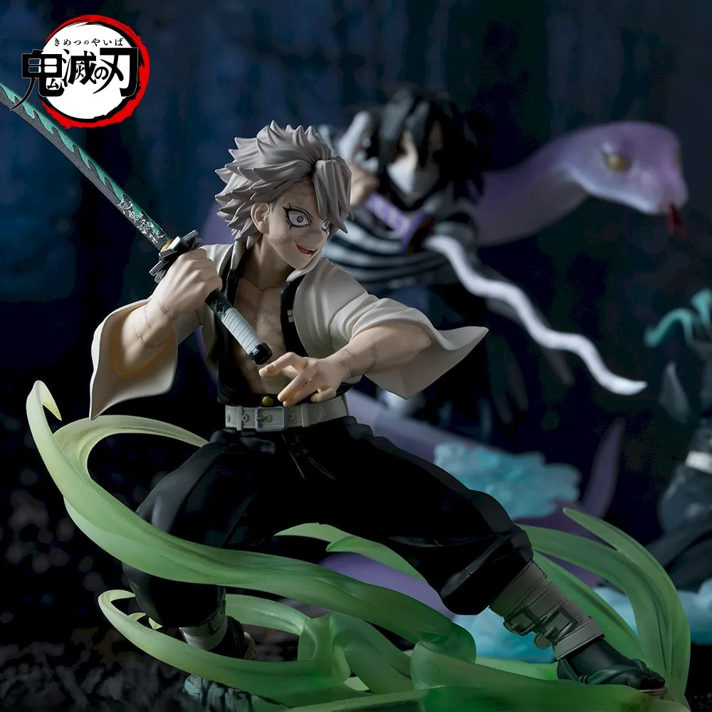 Action Figure Sanemi Shinazugawa – Demon Slayer: Kimetsu no Yaiba Xross Link – Treinamento dos Hashira SEGA – Original do Japão