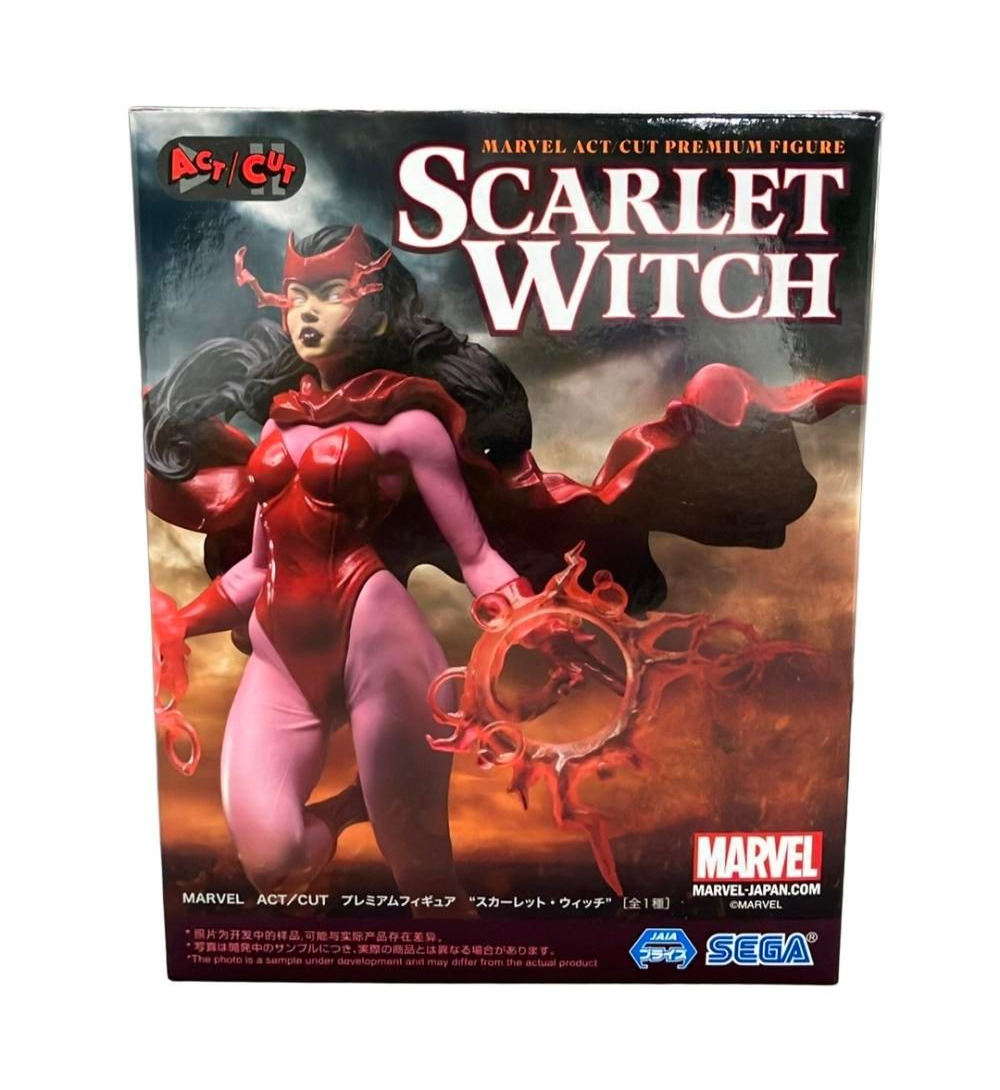 Action Figure Scarlet Witch – Marvel ACT/CUT Premium Figure SEGA – Original do Japão