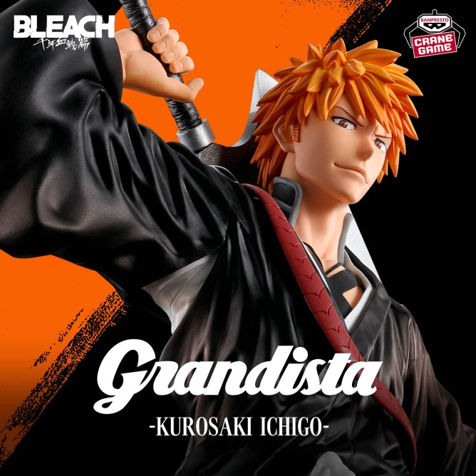 Action Figure Ichigo Kurosaki – Grandista | BLEACH (Produto Oficial do Japão)